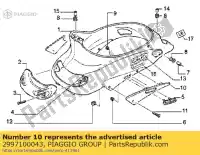 2997100043, Piaggio Group, Strzec piaggio liberty 50 1997 2001, Nowy