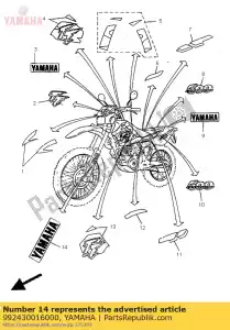 yamaha 992430016000 emblemat, yamaha - Dół