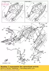 Ici, vous pouvez commander le graphique 1 auprès de Yamaha , avec le numéro de pièce BS7F173E30: