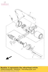 yamaha 5HP818280000 parafuso 2 - Lado inferior