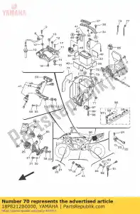 yamaha 18P8212B0000 boîte, batterie 1 - La partie au fond