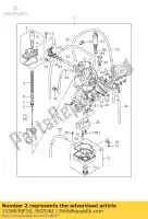 1326036F10, Suzuki, conjunto de boné, topo suzuki rm  rm125 125 , Novo