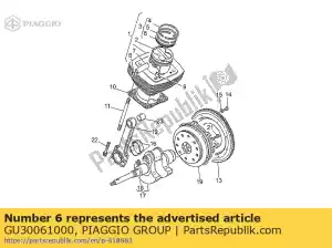 Piaggio Group GU30061000 pier?cie? zgarniaj?cy olej - Dół