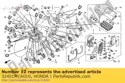 Here you can order the cable, starter battery from Honda, with part number 32401MCA010: