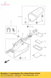 Aqui você pode pedir o cobrir em Yamaha , com o número da peça 5D7F47960000: