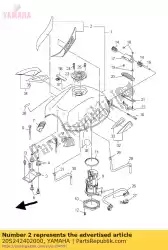 Aquí puede pedir conjunto gráfico de Yamaha , con el número de pieza 20S242402000: