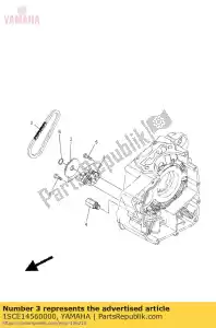 yamaha 1SCE14560000 cadena, primaria - Lado inferior