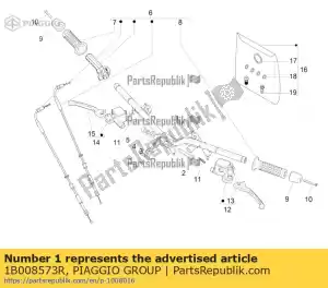 Piaggio Group 1B008573R manubrio con p.i. - Bottom side