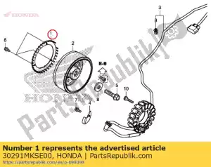 honda 30291MKSE00 plate crank pulser - Bottom side