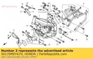 Honda 50170MEY670 guida, cavo frizione - Il fondo