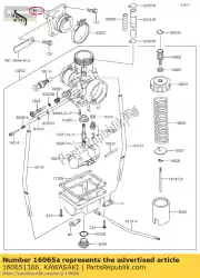 Tutaj możesz zamówić uchwyt-ga? Nik kx65-a1 od Kawasaki , z numerem części 160651366: