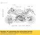 Lh unterer streifenaufkleber Aprilia 2H000972