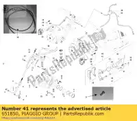 651850, Piaggio Group, Caliper (front lh -rear rh) piaggio trackmaster passo corto lungo 400 500, New