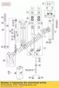 ktm 91410104S molla 4,8n / mm set d = 4,9mm - Il fondo