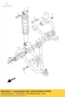 5242005831, Suzuki, Conjunto de brazos, suspens suzuki lt f250 ozark 250 , Nuevo