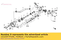 Ici, vous pouvez commander le plaque de comp., thermostat c auprès de Honda , avec le numéro de pièce 19320KTF640: