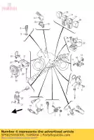 5PS825400000, Yamaha, conjunto interruptor neutral yamaha tdm 900 2003 2004 2005 2006 2007 2008 2009 2010, Nuevo
