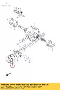 suzuki 1214003H10 nenhuma descrição disponível no momento - Lado inferior