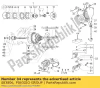 083806, Piaggio Group, d?wignia vespa px vespa px zapm74100, zapm74101 zapm74200, zapm743d 125 150 200 1985 1992 2007 2008 2011 2016 2017 2018, Nowy