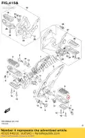 4352144G10, Suzuki, barra, pé frontal suzuki  gsf gsr gsx gw sfv 250 600 650 750 1250 1300 2008 2009 2010 2011 2012 2014 2015 2016 2017 2018 2019, Novo