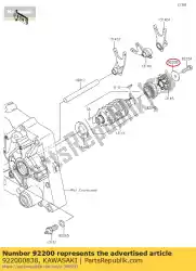 Here you can order the washer,6. 5x24x2 from Kawasaki, with part number 922000838: