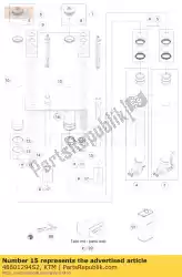 Here you can order the cardridge kit cpl. L/s from KTM, with part number 48601294S2: