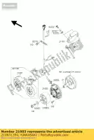 210031394, Kawasaki, stator kx125-m1 kawasaki kx 125 2003 2004, New