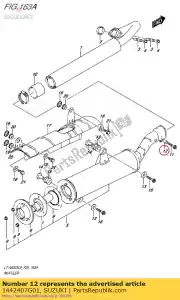 suzuki 1442407G01 entretoise - La partie au fond