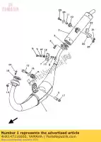 4HX147110000, Yamaha, t?umik 1 yamaha tzr 125, Nowy