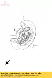 Aquí puede pedir neumático (150 / 70-13m / c 64s d305) de Yamaha , con el número de pieza 941151301200: