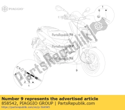 Aprilia 858542, Snelheidsmeter transmissie, OEM: Aprilia 858542