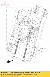 Aqui você pode pedir o junta em Yamaha , com o número da peça 4C6F31580000: