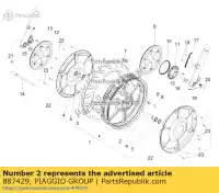 887429, Piaggio Group, entretoise de roue avant moto-guzzi audace audace 1400 carbon abs california eldorado eldorado 1400 abs (apac) eldorado 1400 abs (usa) zgukdh00 zgulc000 zgulc001 zgulca00 zgulcb00 zgulcb0001 zgulce00 zgulcu00 zgulcu01 zgulcua0 zgulcub001 zgulcub1 zgulvb00 zgulvc00 zgulvc01 zgulvc, Nouveau