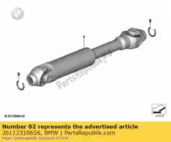 Here you can order the snap ring - 19,7x2,5/10mm from BMW, with part number 26112310656: