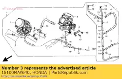 Aquí puede pedir conjunto de carburador. (vp51a b) de Honda , con el número de pieza 16100MAY640: