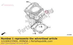 Aqui você pode pedir o cilindro comp. Em Honda , com o número da peça 12100KZZ900:
