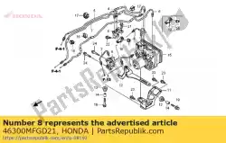 Tutaj możesz zamówić zespó? Zaworu, opó? Nienie od Honda , z numerem części 46300MFGD21: