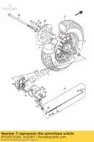 6532013G00, Suzuki, conjunto de radios, trasero suzuki rv 125 200 2003 2004 2005 2006 2007 2008 2009 2010 2015 2016, Nuevo