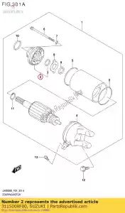 suzuki 3115008F00 support - La partie au fond