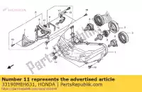 33190MEH631, Honda, momenteel geen beschrijving beschikbaar honda nsa 700 2008 2009, Nieuw