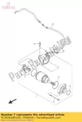 Aqui você pode pedir o parafuso 2 em Yamaha , com o número da peça 5TJ818280100: