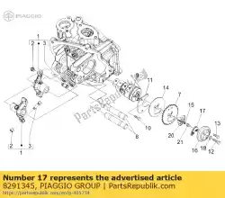 decompressie contragewicht van Piaggio Group, met onderdeel nummer 8291345, bestel je hier online: