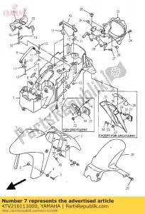 yamaha 4TV216111000 b?otnik, ty? - Dół
