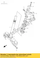 5141014FD0, Suzuki, suporte, frente f suzuki an 250 400 2005 2006, Novo