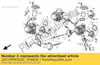 16010MAT600, Honda, gasket set a honda cbr super blackbird xx cbr1100xx 1100 , New