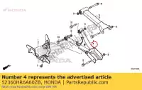 52360HR6A60ZB, Honda, arm assy., l. rr. lower *type1* honda  420 500 2017 2018 2019, New