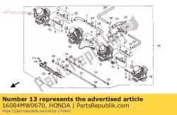 Here you can order the no description available at the moment from Honda, with part number 16084MW0670: