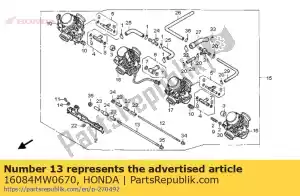 honda 16084MW0670 geen beschrijving beschikbaar op dit moment - Onderkant