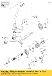 Ici, vous pouvez commander le lever-assy-kick klx150fff auprès de Kawasaki , avec le numéro de pièce 130640074: