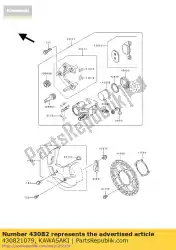 pad-assy-rem kmx200-a2 van Kawasaki, met onderdeel nummer 430821079, bestel je hier online: